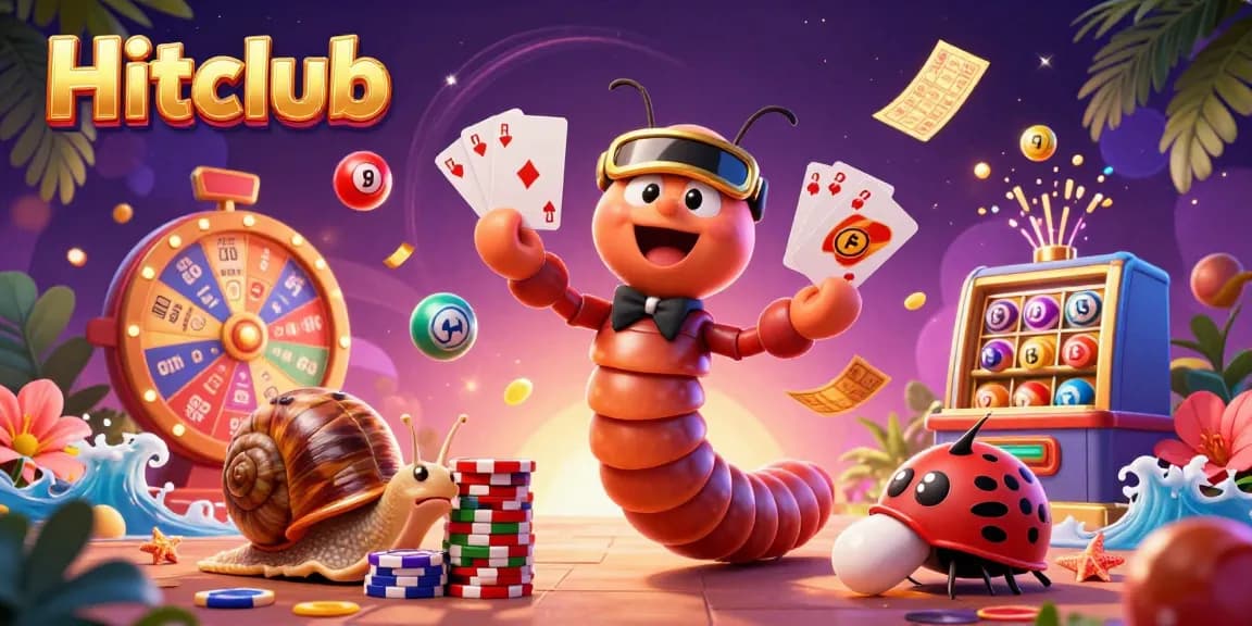 Experience thrilling gameplay excitement with Hitclub featuring a millipede dealer and vibrant game elements.