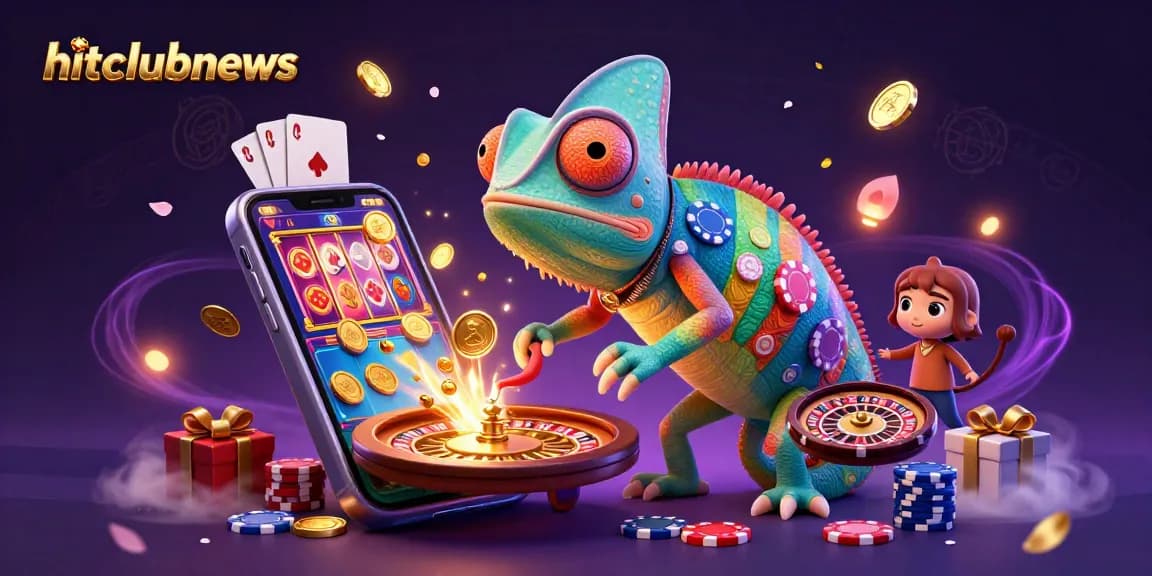 Engaging gameplay and vibrant colors showcase hitclubnews through a chameleon casino owner in action.