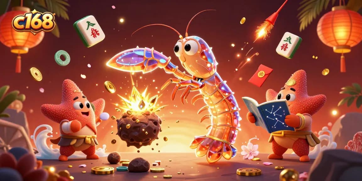 Experience excitement and wins at c168, with dynamic gaming featuring gems and gold amidst vibrant casino environments.