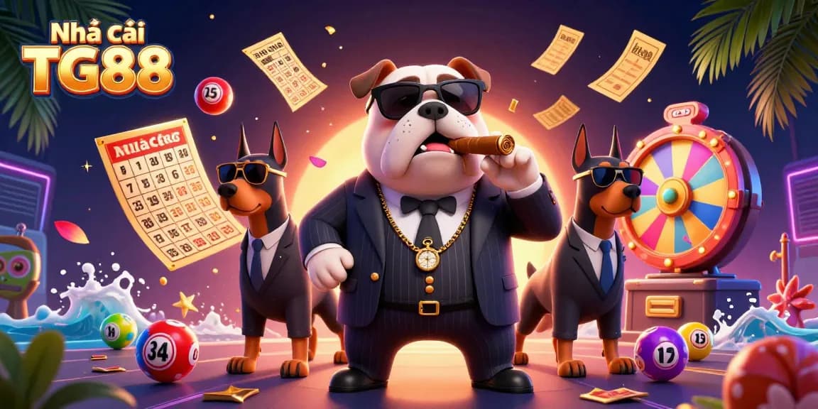 Engage with Nhà cái TG88 in a vibrant online casino scene featuring entertaining game elements.