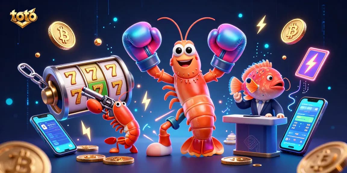 Experience exciting toto slot victories with vibrant characters and dynamic casino elements.
