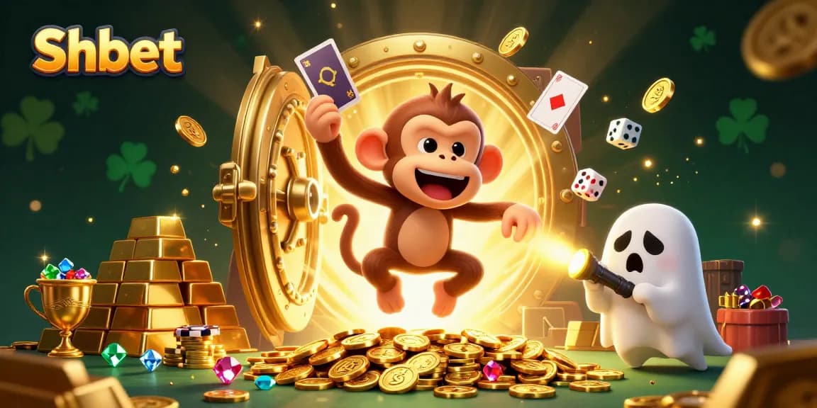 Engage in thrilling activities at Shbet casino with a mischievous monkey and ghost-hunter puppy.