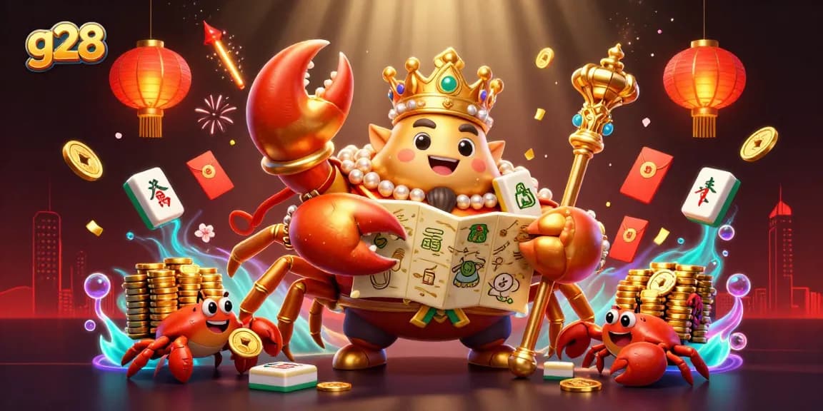 Experience thrilling gameplay at g28 with the golden crab emperor leading the treasure hunt!