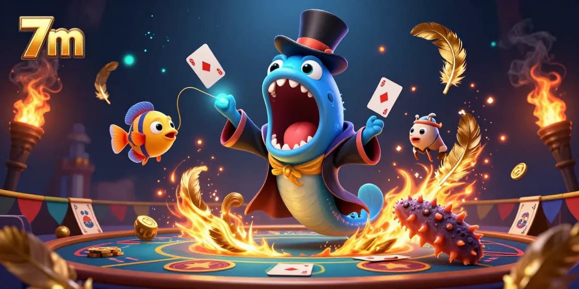 Experience thrilling sports betting with 7m in this enchanting 3D illustration.