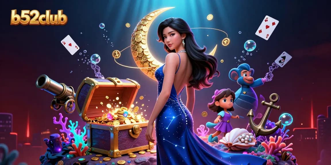 Experience thrilling games at b52club with a magical underwater atmosphere