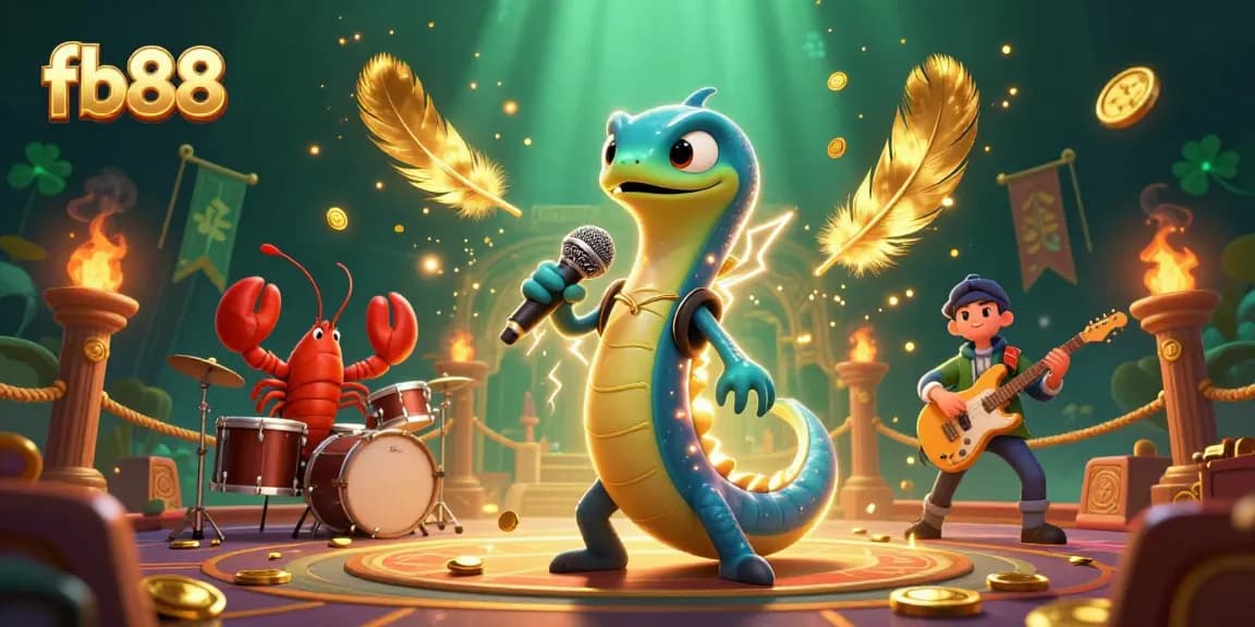 Experience betting excitement at fb88 with an electric eel DJ and dynamic casino scene.