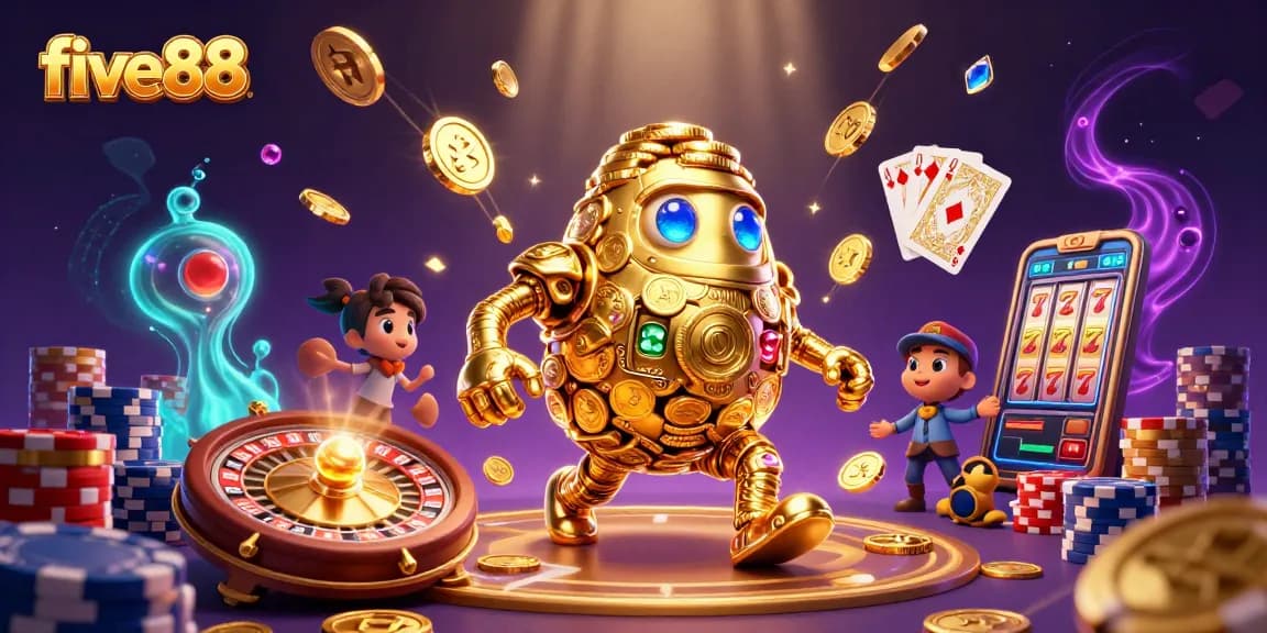 Win big at five88 with stunning 3D casino gaming elements and dynamic animations.