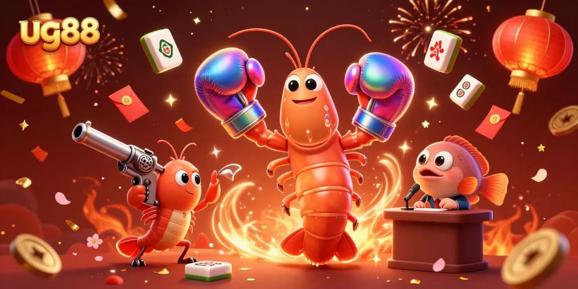 Engage with the thrilling action at ug88, showcasing unique gambling elements in a vibrant 3D scene.