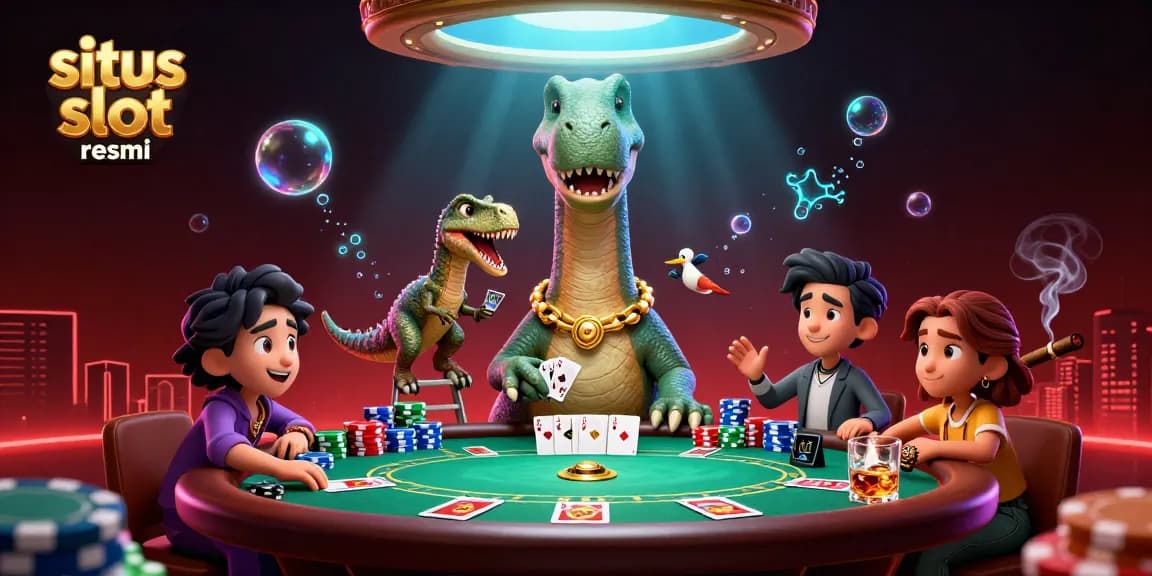 Experience thrilling gameplay at situs slot resmi with vibrant colors, rich casino elements, and engaging characters.