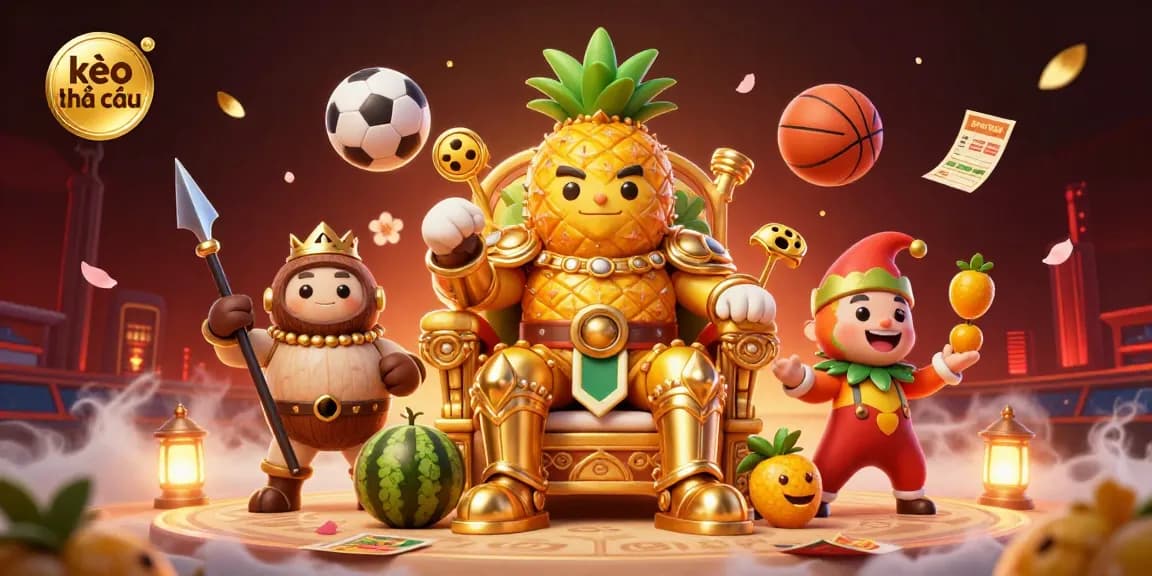 Experience rich kèo nhà cái elements in a vibrant 3D casino scene with characters and dynamic game elements.
