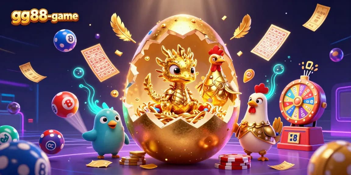 Engage in thrilling gaming adventures with gg88-game's vibrant 3D golden dragon and dynamic casino elements.