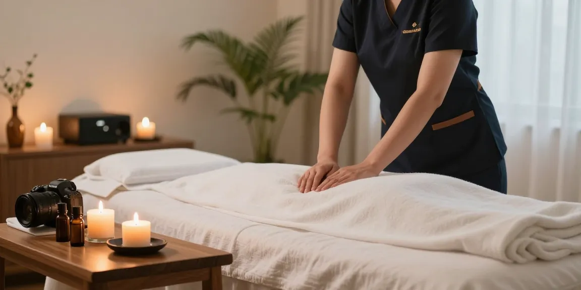 Experience 화곡동출장마사지 in a tranquil spa environment with professional setup.