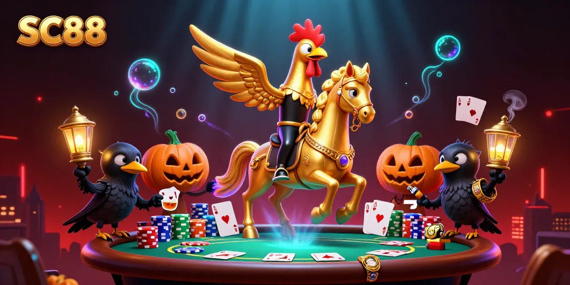 Experience big wins at SC88 with a lively casino scene featuring vibrant poker elements.
