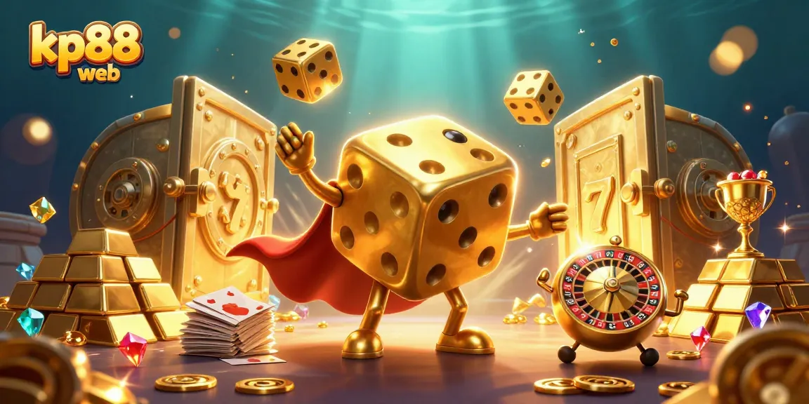 Engage with the thrilling adventures of kp88 web featuring dynamic golden dice golem and captivating casino themes.
