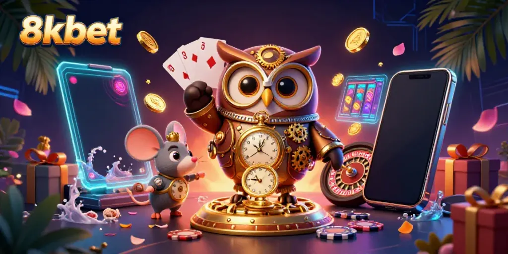 Experience exhilarating games with 8xbet's vibrant casino elements and dynamic characters.