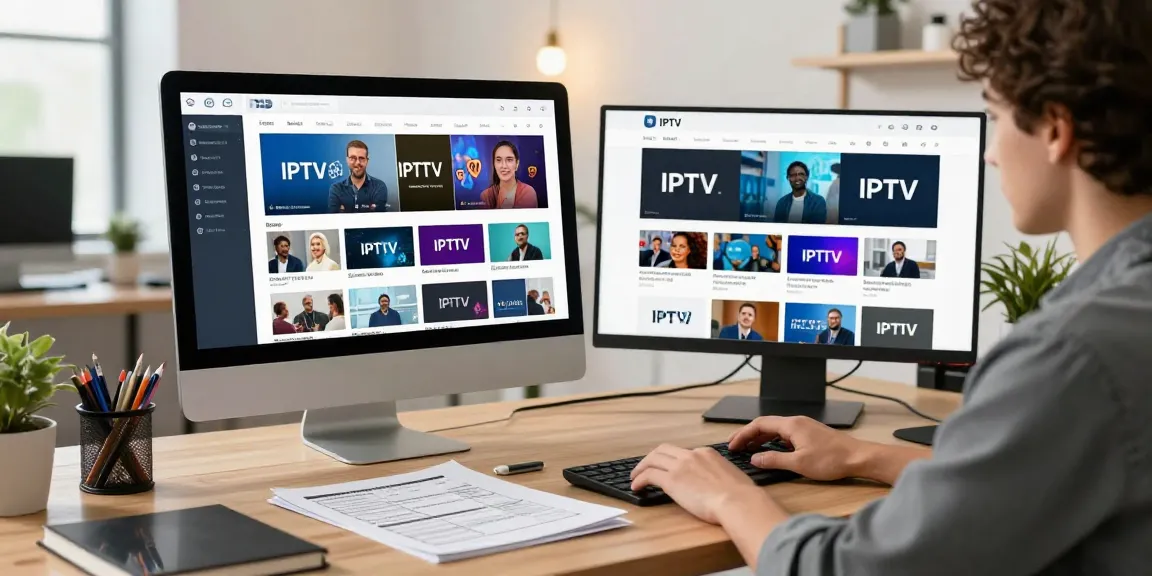 IPTV Reseller UK managing local services efficiently, trusted provider in a professional office setting.