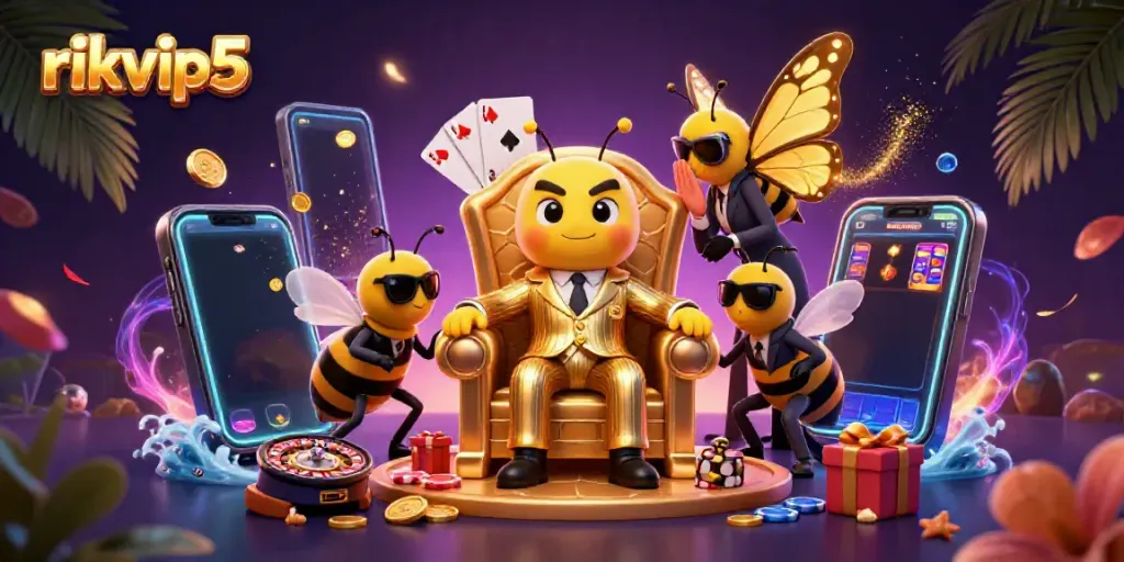 Engage in thrilling gaming action with rikvip5 showcasing vibrant slot games, enchanted characters, and breathtaking illustrations.