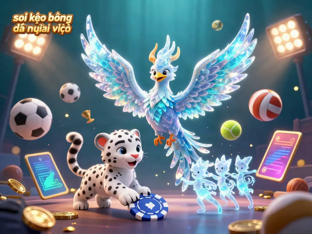 Engage with the soi kèo bóng đá mới nhất scene featuring dynamic 3D characters and sports elements.