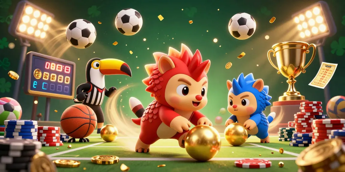Experience thrilling gameplay at LUCK8 with pangolins battling among poker chips and golden trophies.