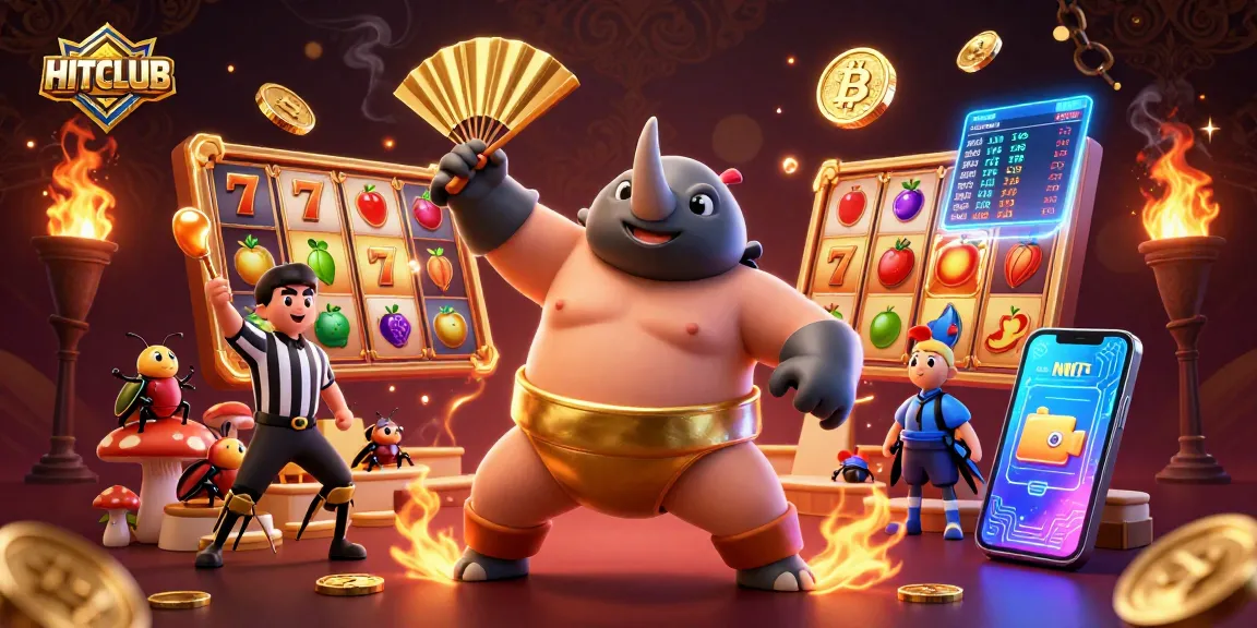 Empower your gameplay with HITCLUB’s thrilling slot games surrounded by winning elements and interactive visuals.