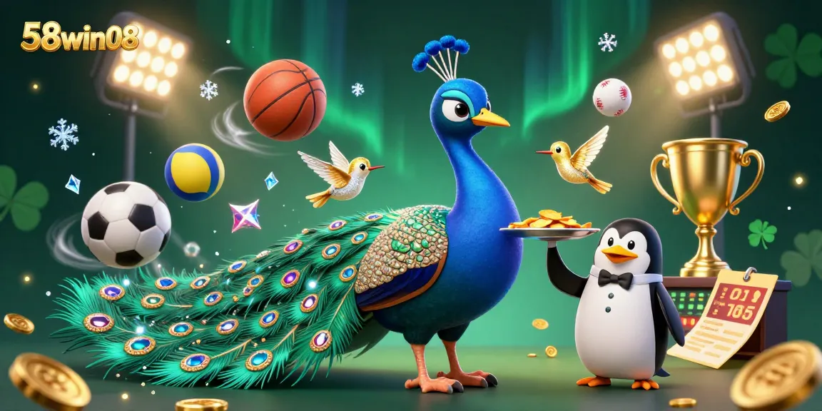 Experience thrilling gameplay at 58win08 with dynamic sports elements, vibrant characters, and exciting casino action.